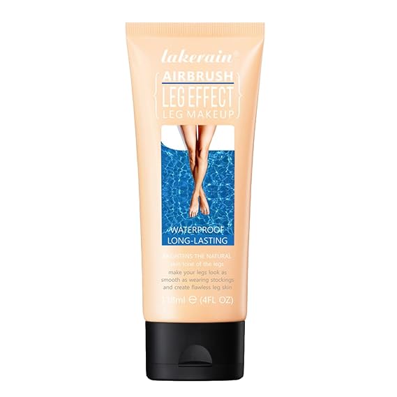 Leg Makeup Waterproof No Transfer, Leg & Body Scar Cover Up, 1#Light Yellow | Tattoo Cover Up Makeup Waterproof, Long Last Body Foundation, Easy Application, for All Skin Types, 4 FL OZ