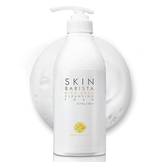 Pioom Rice Bran Cleansing Foam for Sensitive Skin, 16.9 fl oz