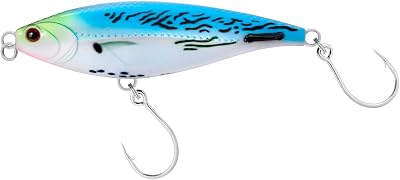Alwonder High Speed Trolling Lures Saltwater Fishing Lures 63oz Sinking Twitch Bait 70 Hook Deep Diving Jerkbait Fishing Plug Offshore Lure for Tuna Striper Mackerel