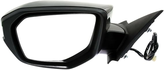 Left Driver Side Power Paintable Heated Without Signal Light Replacement Rearview Assembly Pair Set Door Mirror for Honda for Civic Sport Plus/i-Style 2019