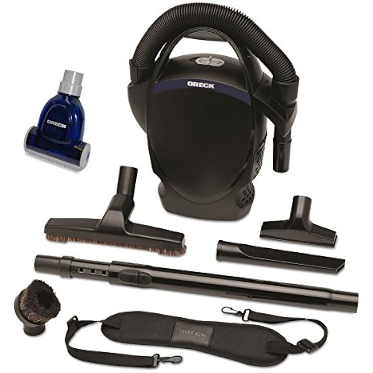 Oreck Ultimate Handheld Bagged Canister Vacuum Bundle with Handheld Pet Hair Turbo Brush, CC1600-TB