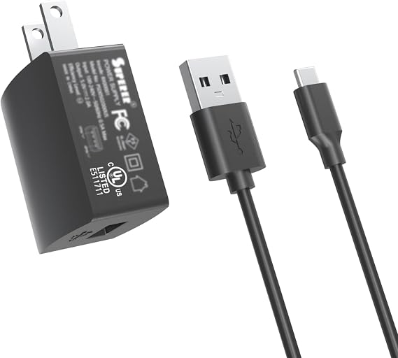 Superer USB C UL Listed AC Charger Fit for Asus Zenpad Z8 Z8s ZT581KL ZT582KL Z10 ZT500KL, Fit for Zenpad 3S 10 Z500M Z500KL Z301MF Z301MFL, Fit for Zenpad S 8.0 Z580CA Z581KL, A006 Tablet Power Cord