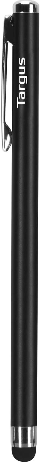 Targus Slim Stylus for Smartphones and Tablets 6mm Soft Tip Stylus Pen for Capacitive Touchscreens No Power or Pairing Required Black AMM12US
