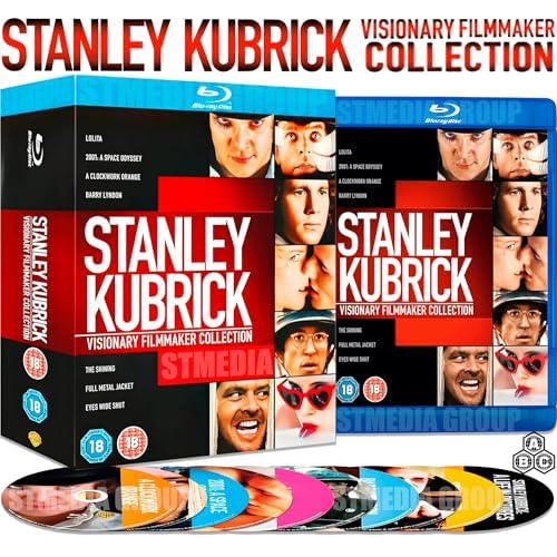 Stanley Kubrick: Visionary Filmmaker 9-Movie Collection ( Lolita / 2001: A Space Odyssey / A Clockwork Orange / Barry Lyndon / The Shining / Full Metal Jacket / Eyes Wide Shut / Stanley Kubrick: A Life in Pictures / O Lucky Malcolm) [Blu-ray] [Region Free]