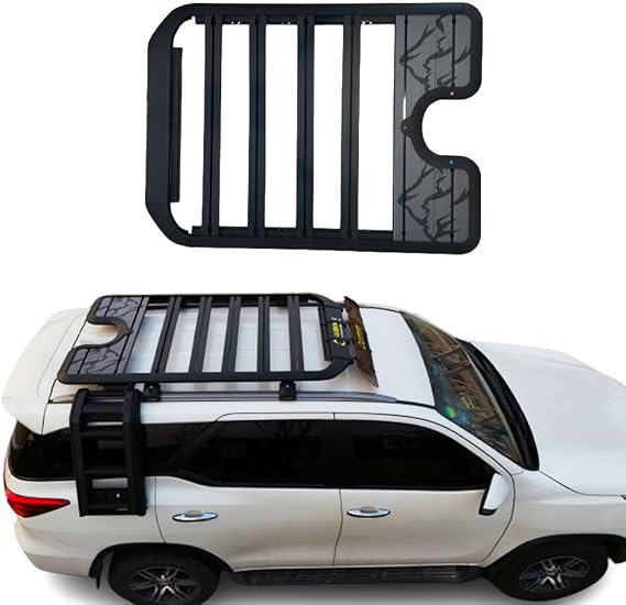 Roof Rack Platform Rooftop Cargo System Fits for Toyota Fortuner 2016-2024 Heavy Duty Flat Rack
