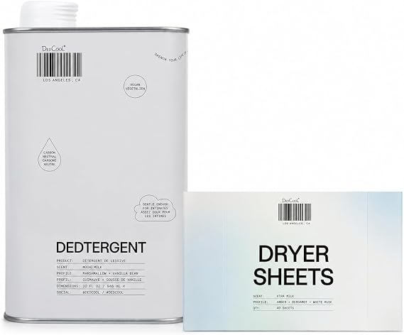 DedCool, Detergent in Mochi Milk & Dryer Sheets in Xtra Milk Bundle
