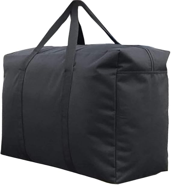 Extra Large Handy Storage Bag 135L Waterproof Heavy Duty Oxford Jumbo Storage Bag with Web Handle,Bedding Underbed Storage Bag,Blankets Duvet Chest,Season Laundry Organizer Big House Moving Bag