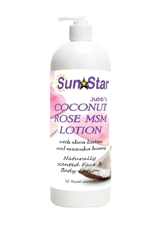 MSM Lotion - Coconut Rose, 32oz