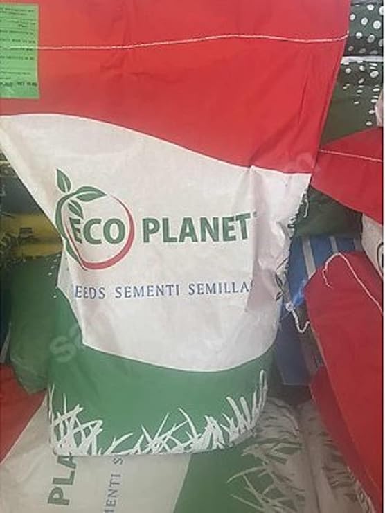 ÇİM TOHUMU İthal 6'li Karışım ECO PLANET SEED 6-M Mix İmar ve Tamir Çimi (1 KG Şeffaf Pakette)