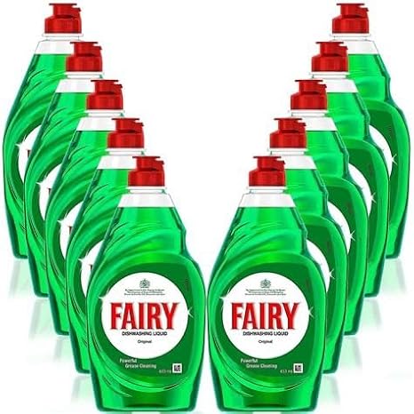 Fairy Washing Up Liquid 10 x 320ml Box Pack,Green
