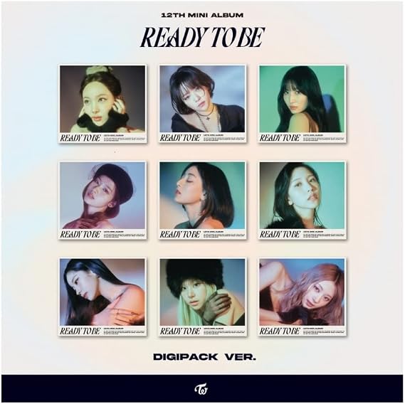 TWICE - READY TO BE [Digipack Ver.] Album+Pre-Order Benefit (Random ver.)