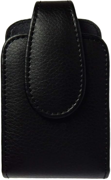 Classic Premium Pouch Case with Belt Clip for Tandem Insulin Pump (All Models: t:Slim/t:Slim G4 / t:Slim X2 / t:Flex) - SNK Retail Packaging (V1/Black)