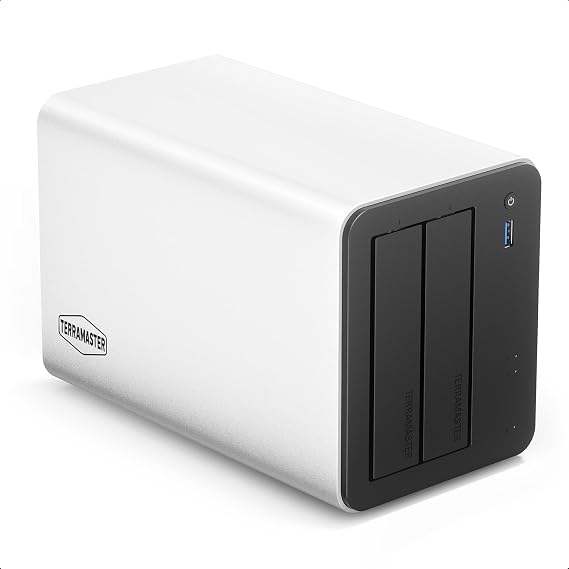 TERRAMASTER F2-425 Plus NAS 2-Bay Intel N150 4-Core CPU 8GB DDR5 (Diskless)