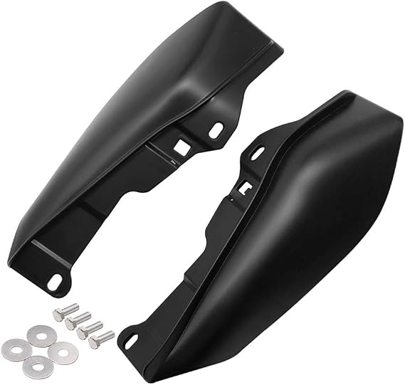 H RUO Matte Black Mid Frame Air Deflector Fits for Harley Davidson Touring