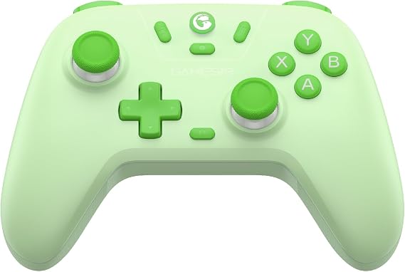 GameSir Nova Lite Wireless Controller – 2.4G & Bluetooth Gamepad for Windows PC, iPhone, Android, Switch & Steam Deck – Hall Effect Triggers, Turbo Function, Rumble Vibration (Green)