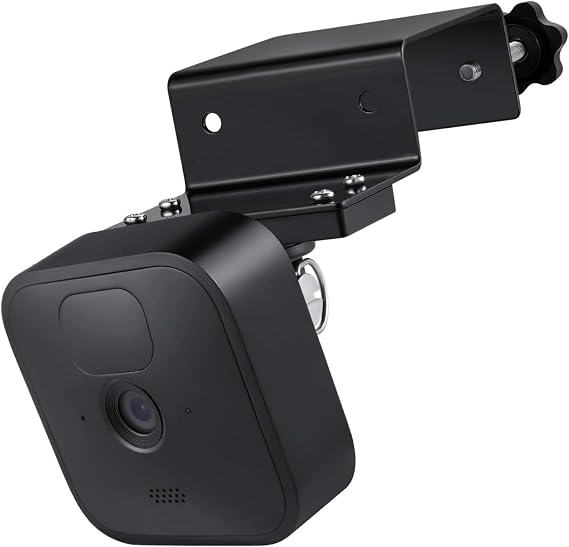Wasserstein Door Mount Compatible with Arlo HD/Pro/Pro2/Pro3/Pro4/Pro5S/Ultra/Ultra2/Essential, Blink Outdoor/XT2, Ring Stick Up Cam Battery/Spotlight Cam Battery, eufyCam E/2/2C (Black)