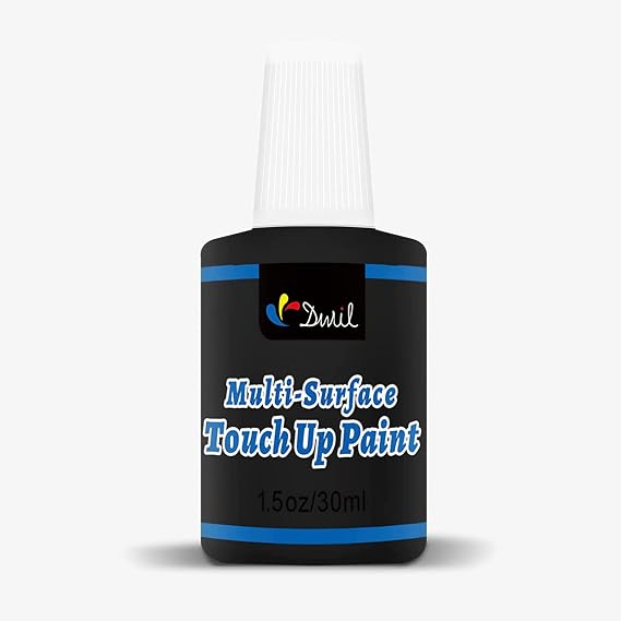 DWIL Multi Surface Touch Up Paint - White Touch Up Paint Pen, Interior and Exterior House Paint, for Wall, Door, Kitchen Cabinets, Wood, Furniture, Appliance, 1.5 Fl Oz (High-Gloss, Black)
