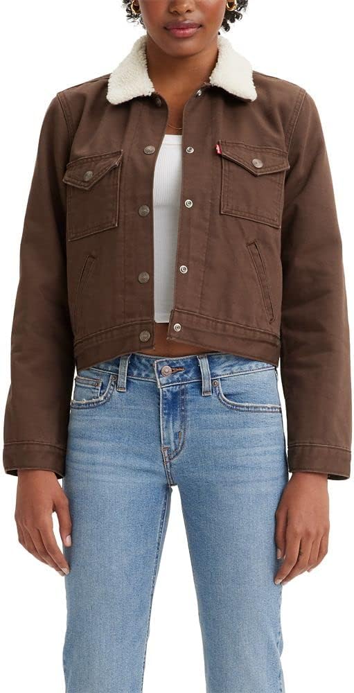 LEVI'S Women's Og Snap Sherpa Trucker