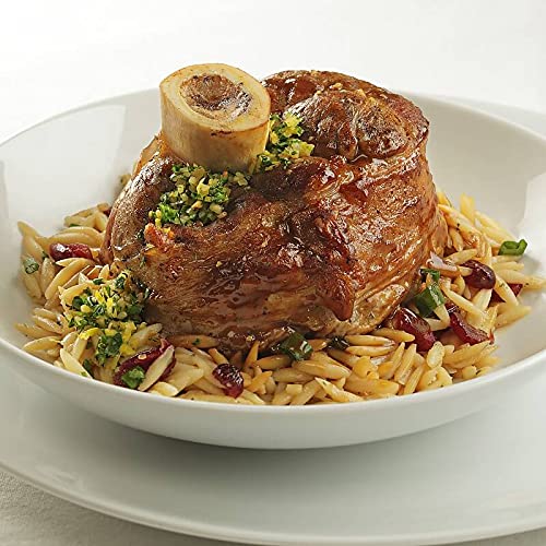 Premium Veal Osso Buco Shanks, 4 Count, 3 inches each Aged Up to 28 Days | Tender and Juicy Restaurant-Quality Veal Osso Buco with Cooking Instructions from the Kansas City Steak Company