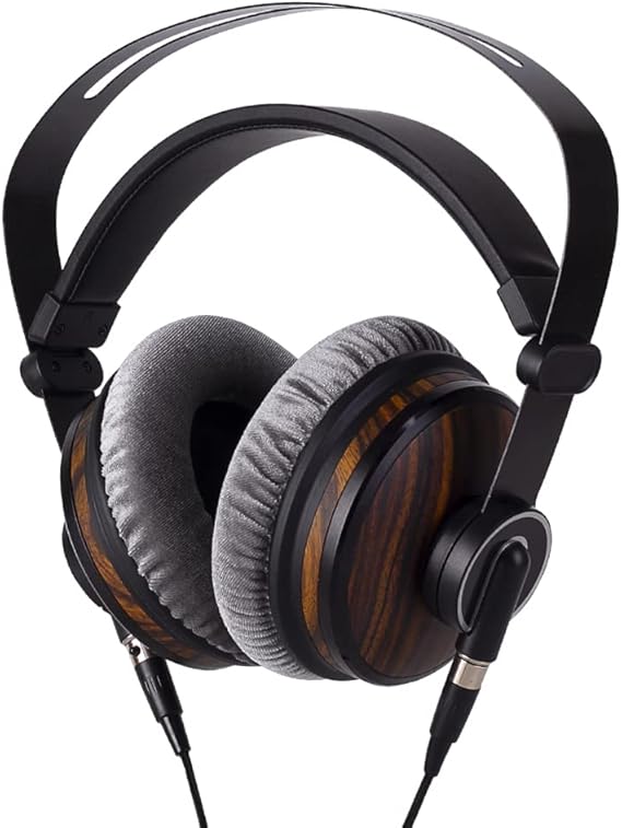 lotoraia HiFi Music Studio Monitor Headphones - 50mm Drivers Unit and 3.5mm/6.35mm Jack, Wired Over Ear Headphones for Music, DJ Mixing, Audiophile and AMP Computer Recording