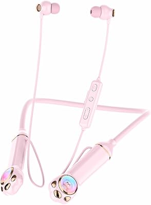 Around The Neck Headphones Wireless Bluetooth Neckband Earbuds Neck Band Kids Bluetooth Earbuds Wireless with Neckband Ear Buds Kids Behind Over The Neck Bluetooth Headphones