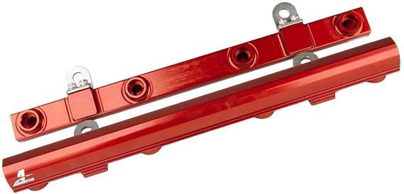 Aeromotive 14130 Fuel Rail, Ford, 5.0L 4V, Red