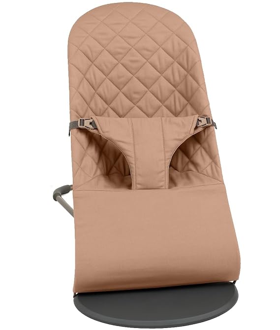 Fabric Seat for Bouncer - Compatible with Baby Bjorn Bouncer - Dense, Wear-Resistant, Skin-Friendly Cotton - Replacement Covers ONLY, Sand