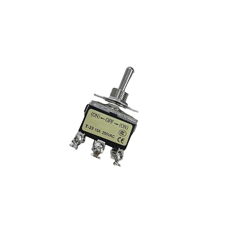 Dingli Toggle Switch 00000738 Double Pole-Double Throw for Dingli Scissor Lift JCPT1614HD JCPT1612HDB JCPT1612HDS JCPT1412HD JCPT1212HD JCPT1012HD JCPT1008HD JCPT0808HD JCPT0807HD