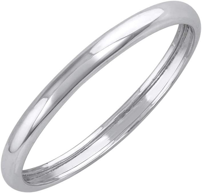 950 Platinum 2 mm Plain Wedding Band