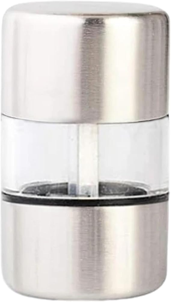 Pepper Mill Grinder - Salt and Pepper Grinder, Pepper Corn Mill | Pepper Mill Grinder Manual Stainless Steel Salt Mill, Shaker, Portable and Travel Friendly Grinder for Home, Restaurant, Camping