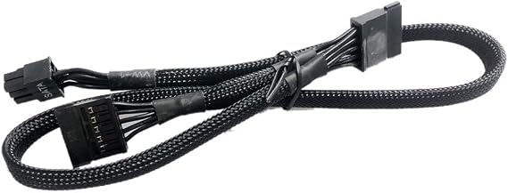 GinTai 6pin to 2xSATA Power Cable for EVGA Supernova 650 750 850 1000 G2 G3 | 750 850 1000 1300 1600 2000 G+/ 550 650 750 850 GA/ 650 750 850 1000 1300 G2/ 550 650 750 850 1000 G3,SATA Power Supply Cable