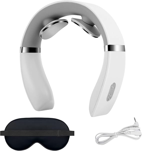 Portable Neck Massage Heat, 2026 New relaxnecker Necks Massager,Ten Modes 16 Adjustable Intensities, Suitable for Both Women and Men Home Office Walking