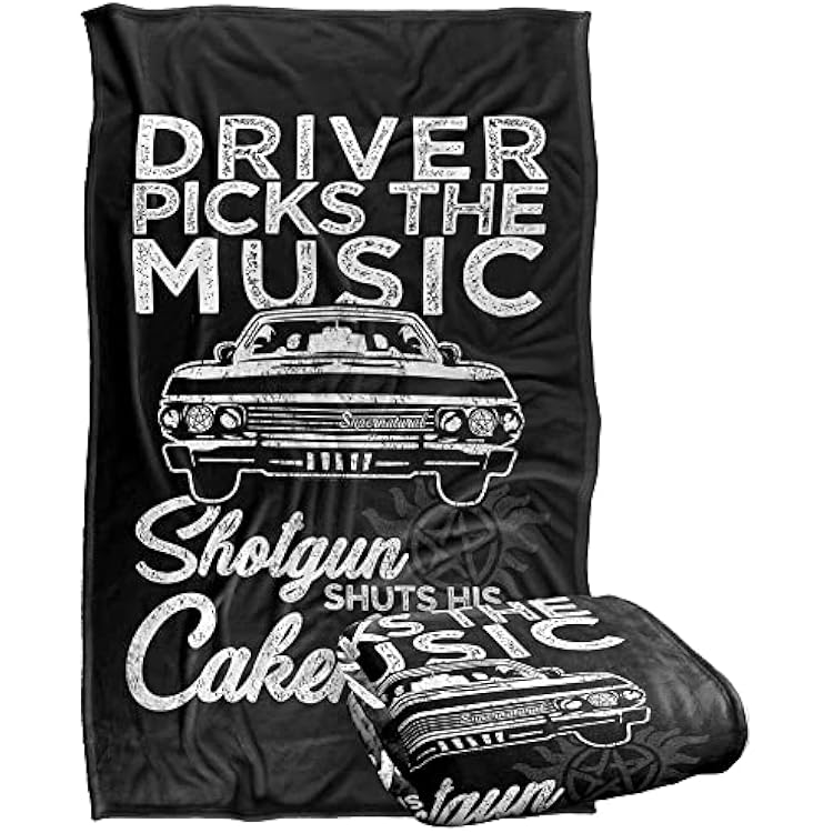 Supernatural Driver Picks Music Silky Touch Super Soft Throw Blanket 36 x 58