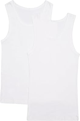 Bonds Mens Soft Bonds Chesty Tank Undershirt in 100% Cotton Rib for Men, 2-Pack