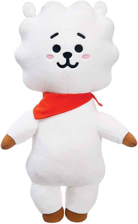 AURORA BT21 Official Merchandise, RJ Soft Toy, White