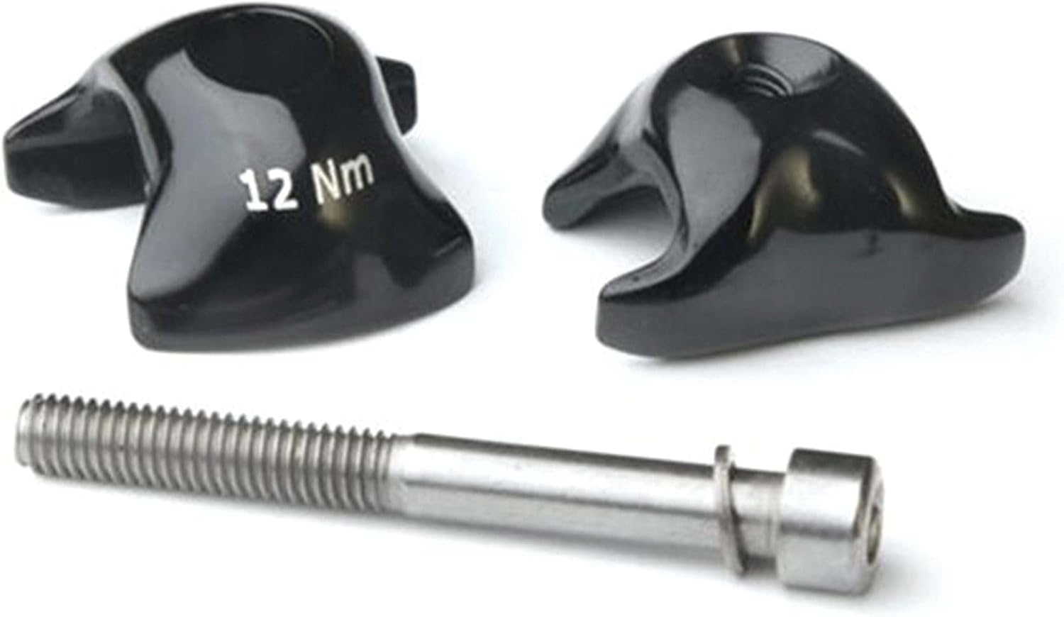 Ritchey WCS Alloy 1-Bolt Rail Clamps: Black 7mm x 7mm