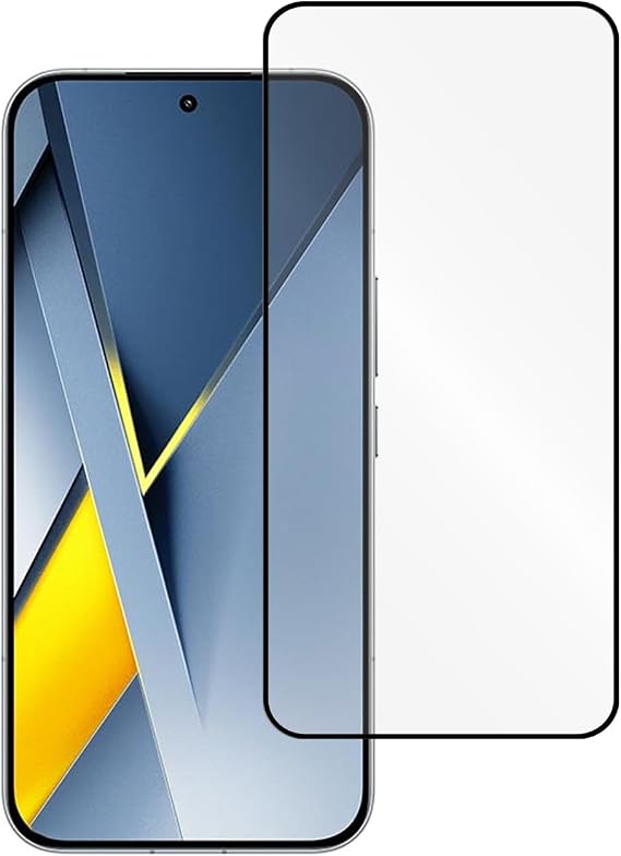 Microcase Xiaomi Poco F8 Ultra Tam Kaplayan Çerçeveli Tempered Ekran Koruyucu -AL3276