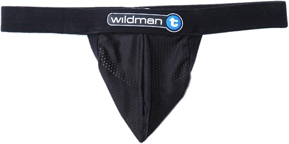 Wildmant Raw Strapless Mesh Jock Black