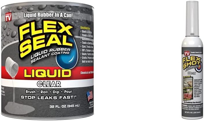 Flex Seal Liquid Rubber in a Can, 32-oz, Clear