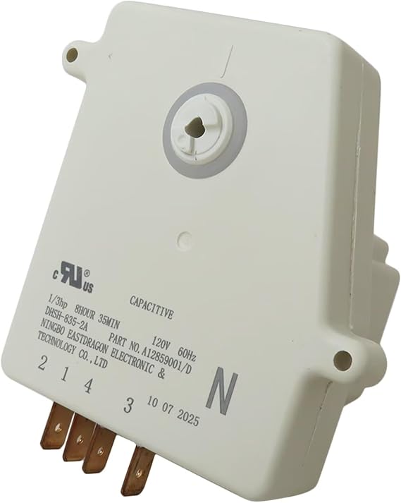 Optimized 5304526183 Refrigerator Defrost Timer 8Hr for Frigidaire FFTR1835VS2 FFTR1835VS3 FFTR1835VS4 FFTR1835VS5 FFTR1835VS6, Replaces for 16227343 A12859004/C DHSH-640-2A3
