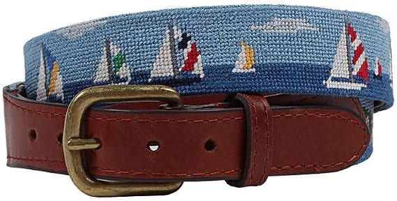 Needlepoint Belt by Smathers & Branson