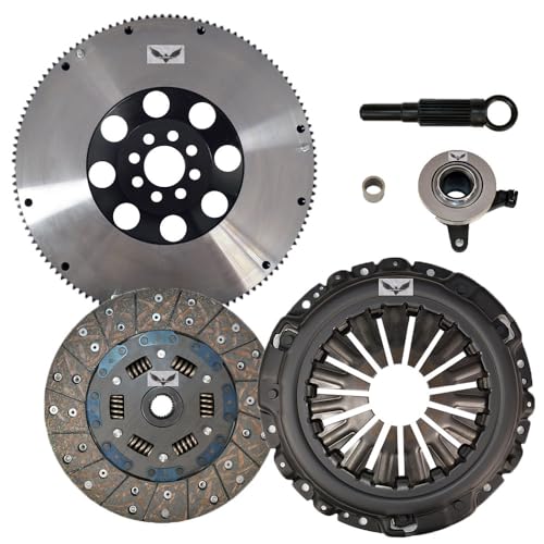 JDK Stage 2 Kevlar Clutch Kit & Slave Cylinder  18Lbs Flywheel Compatible with 2007-2018 350Z 370Z G35 G37 Q60 VQ35HR VQ37VHR 3.5L V6