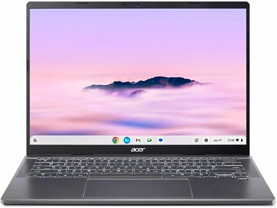 Acer Chromebook Plus 714 CBE794-1 CBE794-1-57T9 14" Chromebook - WUXGA - 120 Hz - Intel Core Ultra 5 115U - 16 GB - 256 GB SSD - English (US) Keyboard - Iron