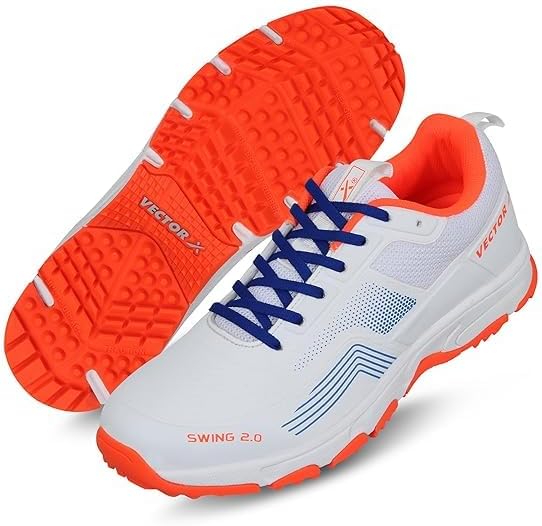 KNK Swing 2.0 Cricket Shoes for Men, Lightweight Mesh, EVA Midsole