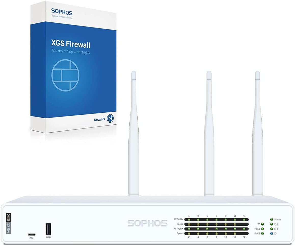 Sophos XGS 126w Next-Gen Firewall with Xstream Protection Bundle Licenses