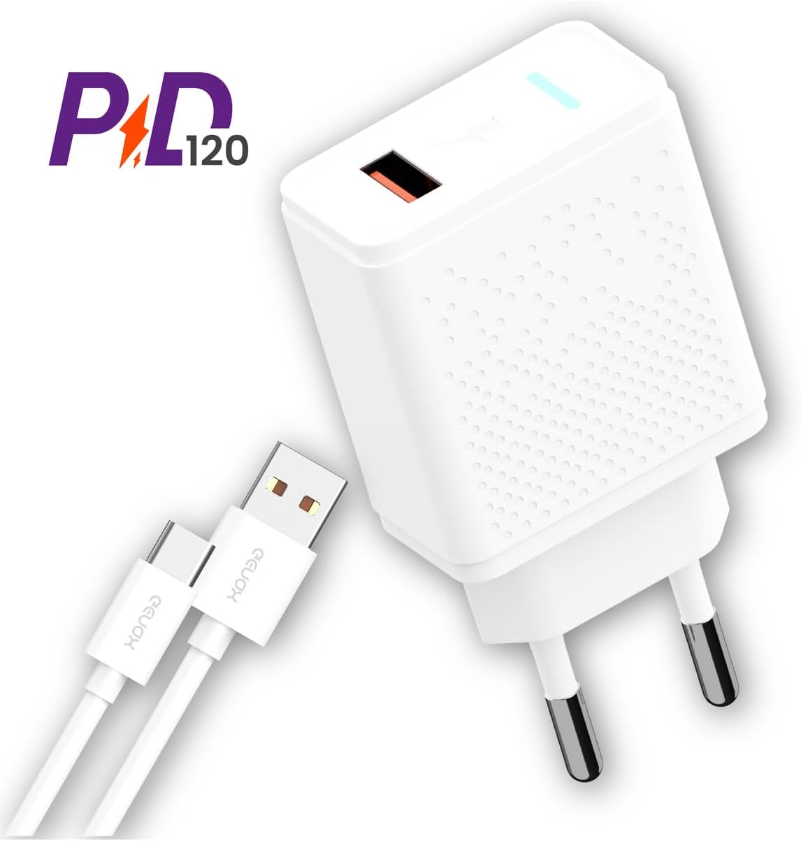 Huawei Pura 70 Pro/70 Pro+/70 Ultra ile Uyumlu USB Type-C 120W TURBO Şarj Aleti, Beyaz 069SSTS195