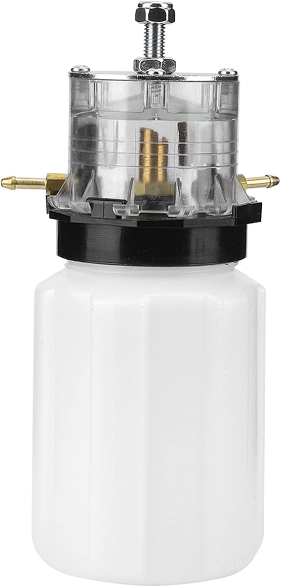 Oil Pot Milking Machine, Plastic Milker Oil Pot Can for Cow Sheep Goat Milking Machine Vacuum Pump Accessory