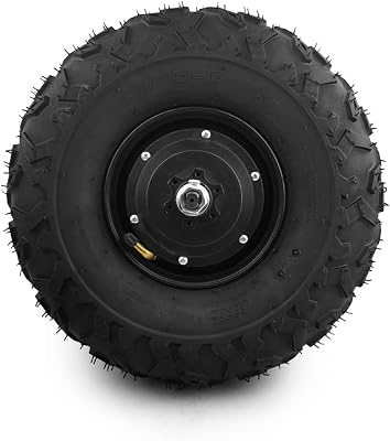 350W All Terrain Wheelbarrow Wheel With 14570-6 Fat Off Road Rough Tyre 14.5 Trolley Gear Motor（24V 350W）