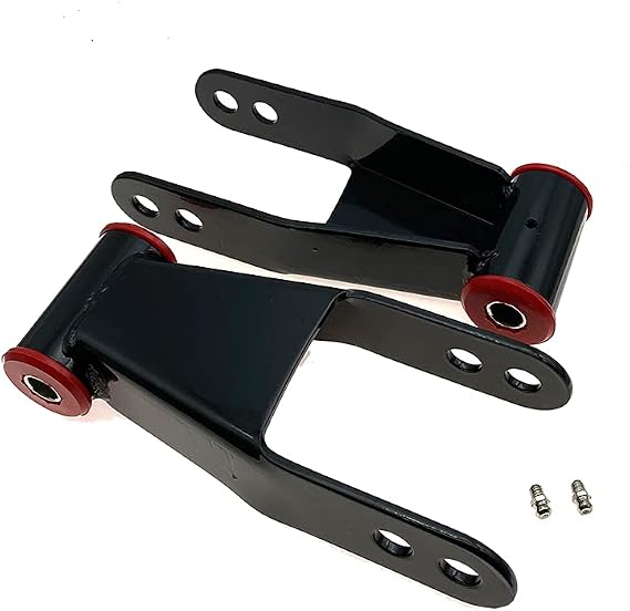 2 Inch Rear Drop Lowering Shackle Kit for Chevy GMC Replace 410520