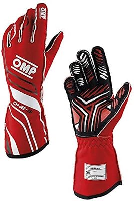 OMP - One-S Gloves Red - Size Xs Fia 8556-2018 IB0-0770-A01-061-XS